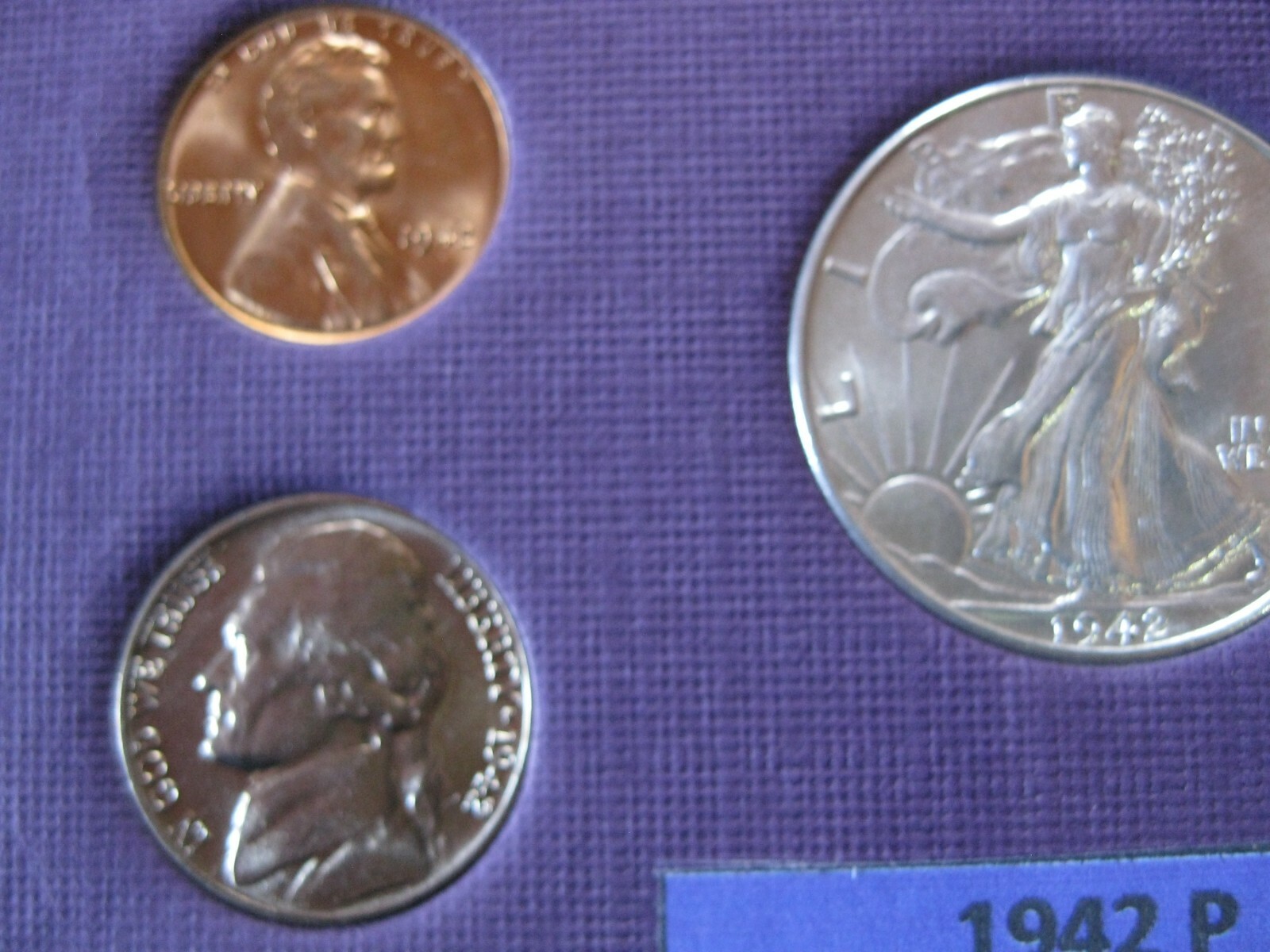 1942 P US Mint Set Brilliant Uncirculated!