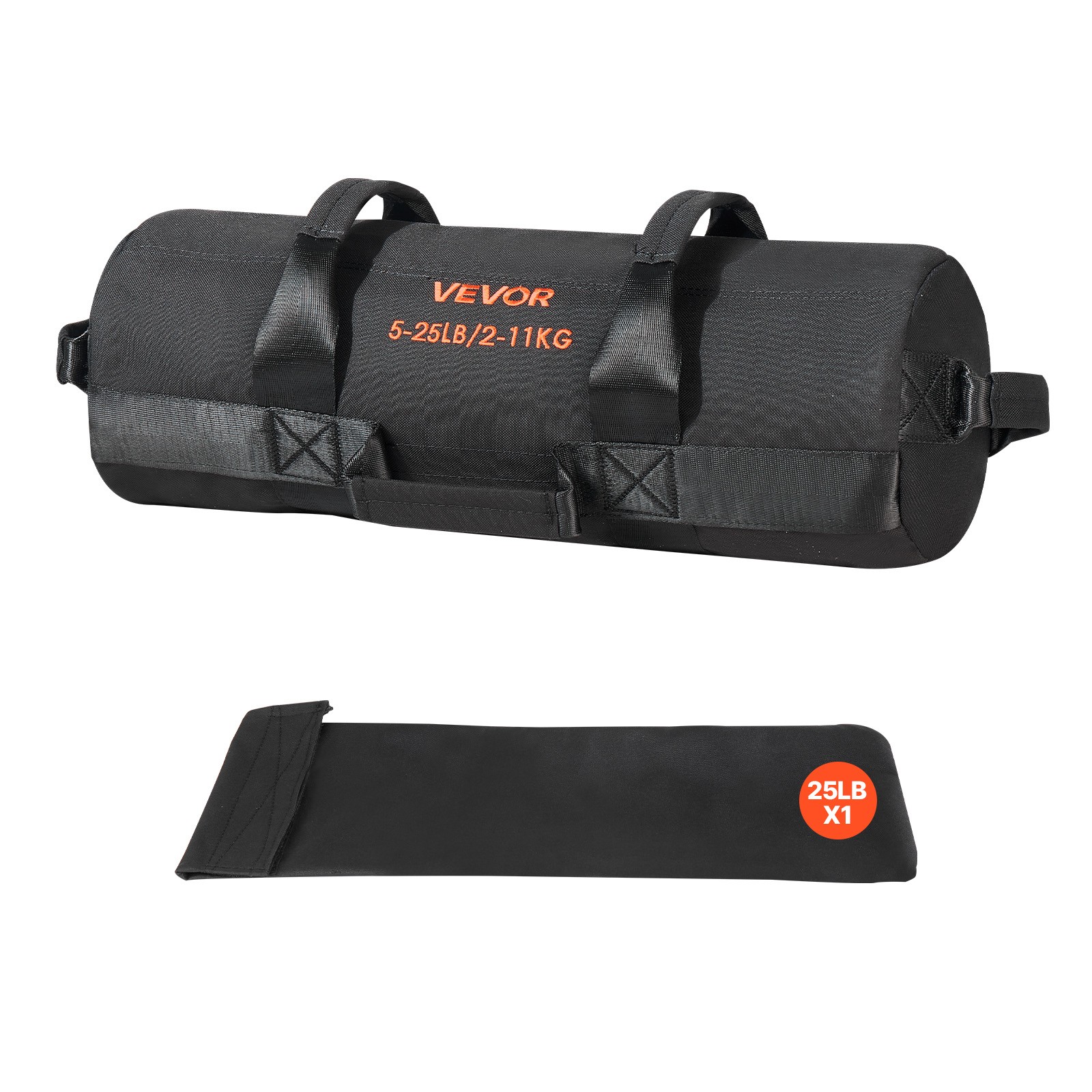 VEVOR Workout Sandbag Heavy Duty Fitness Bag for Weight Training 5-25lbs