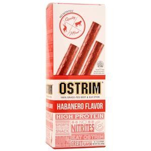 Protos Foods Ostrim - 100% Grass-Fed Beef & Elk Stick Habanero 10 pack