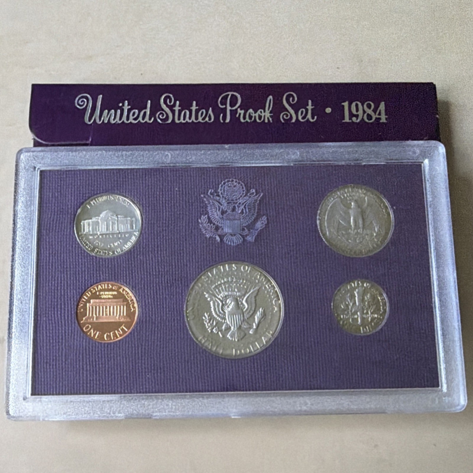 United States Mint 1984 United States Proof Set Proof U.S. Mint Certified Boxed