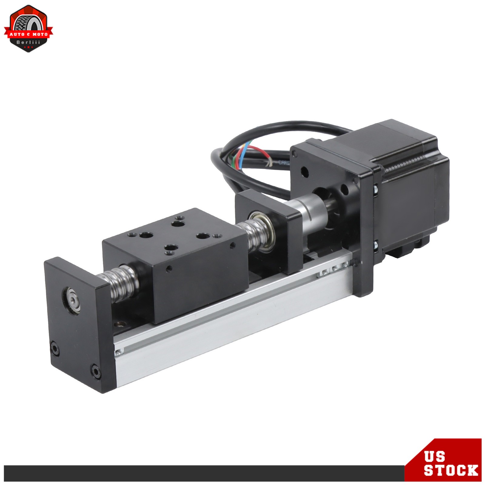 Linear Guide Linear Rail Ball Screw with Nema 23 Motor 50mm Effective Travel Len