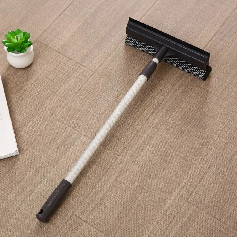 Adjustable Extendable Car Windshield Cleaner with Sponges Rubber Squeegee,Brush.