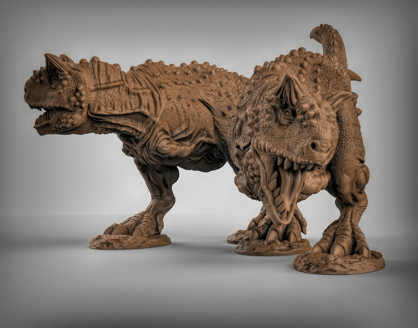 Carnotaurus Resin 3D Models for Dungeons & Dragons & Board RPGs