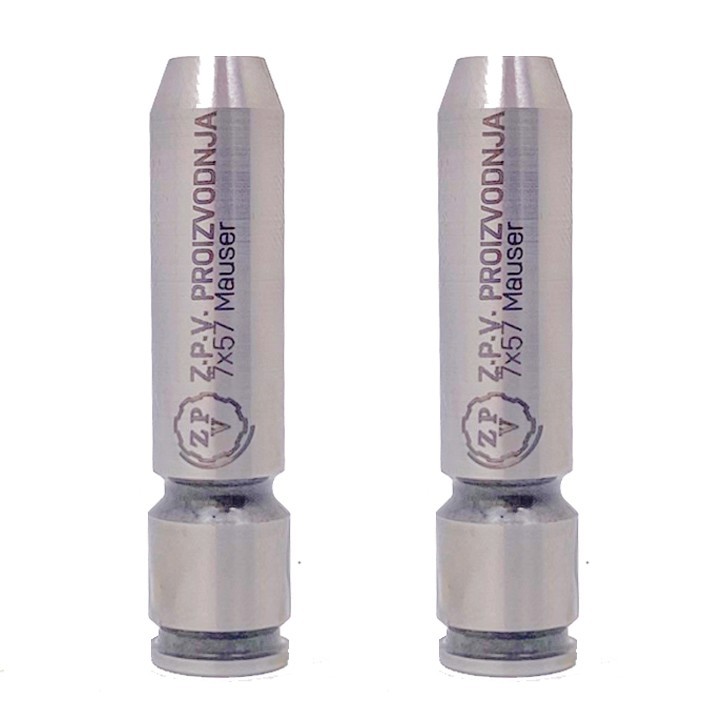 7x57 Mauser Headspace Gauge Set GO and NO-GO
