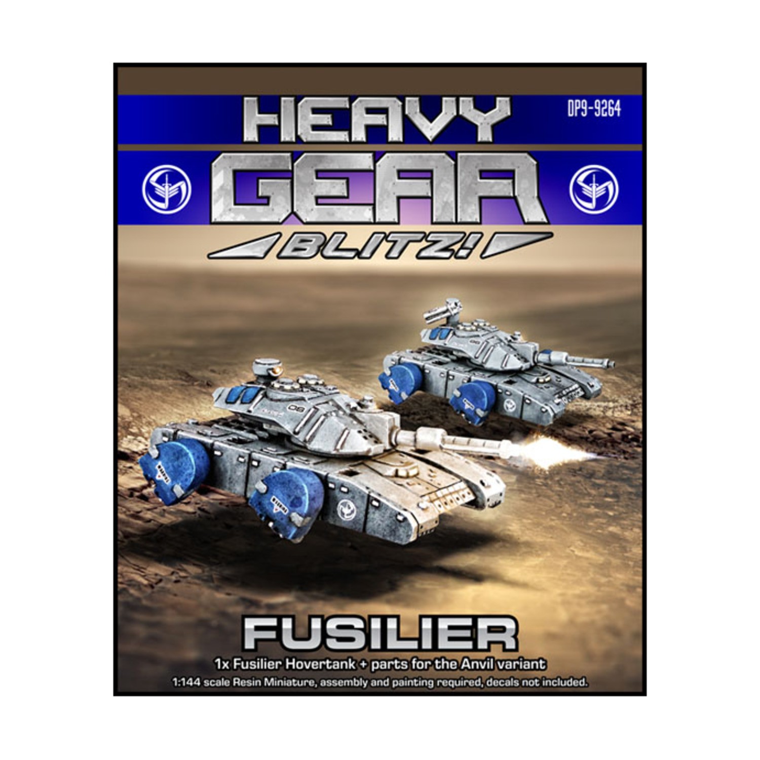 DP9 Heavy Gear Blitz! NuCoal Fusilier Hovertank Pack New