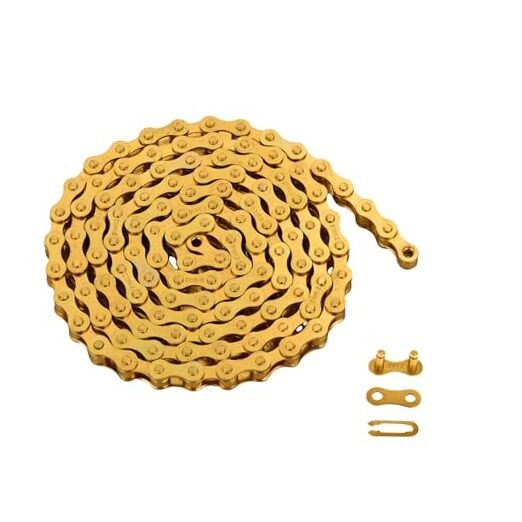 Single-Speed Bike Chain 1/2 x 1/8 Inch 122 Links