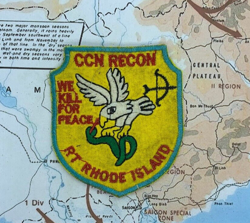 Patch , US recon , rt rhode island ccn vietnam war patch , ussf vietnamwar y19