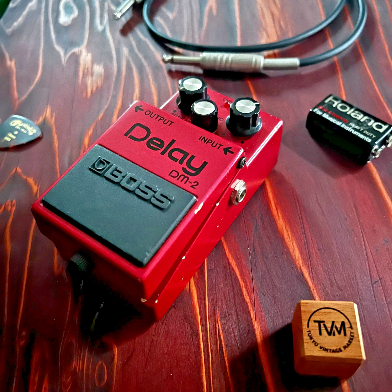 Rare 1983 BOSS DM-2 Analog Delay Made in Japan Black Label MIJ Serial 357800