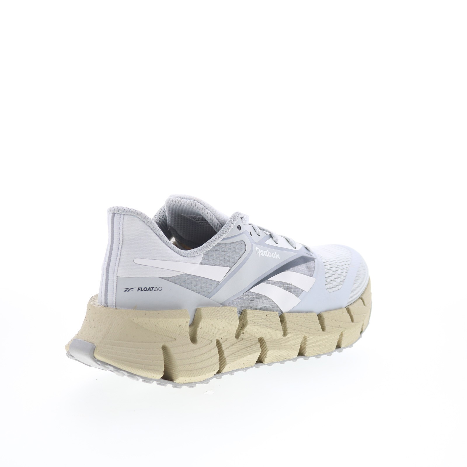 Reebok Floatzig 1 Mens Gray Canvas Lace Up Athletic Running Shoes
