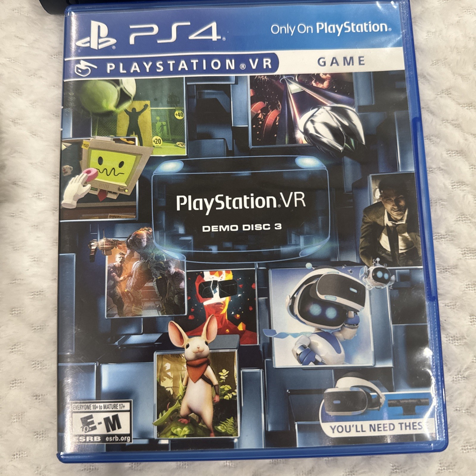 sony playstation 4 VR Headset Bundle, Pre-owned .