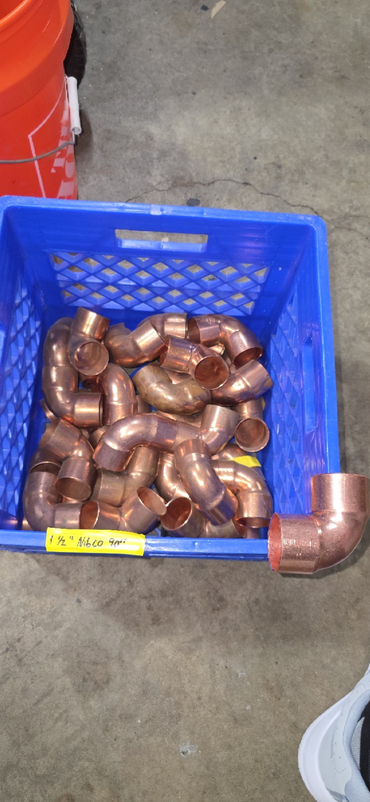 Nibco 907 1-1/2" CXC WROT COPPER 90°