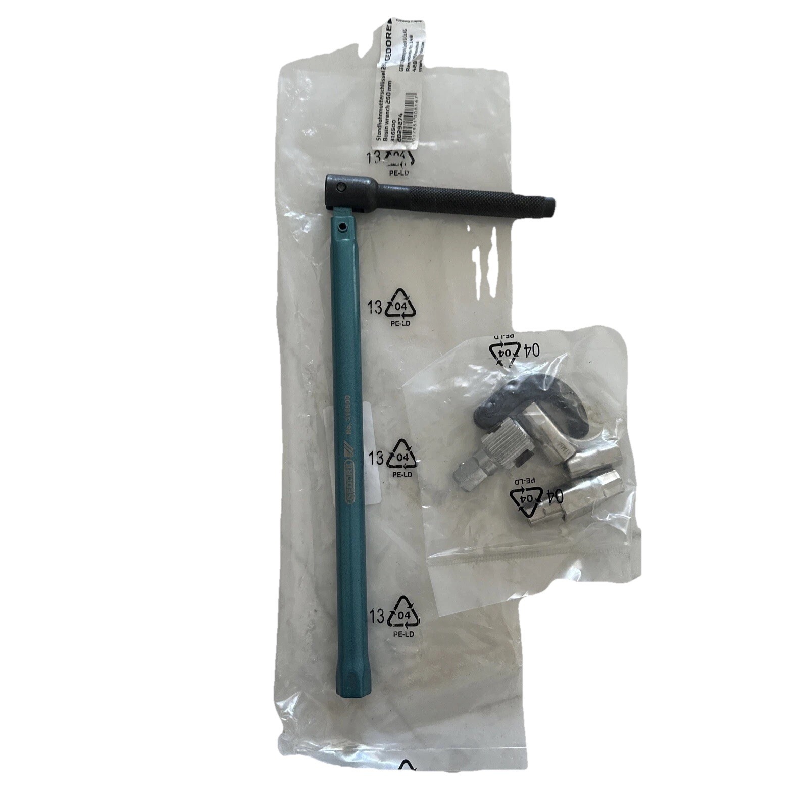 GEDORE 316500 Faucet Basin Wrench Plumbing Tool , 2829274 Made In Germany New