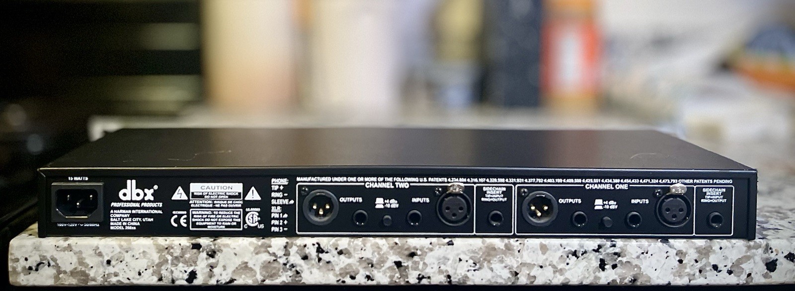 dbx Compressor Limiter Gate Vintage Stereo Professional Analog Processor Tested
