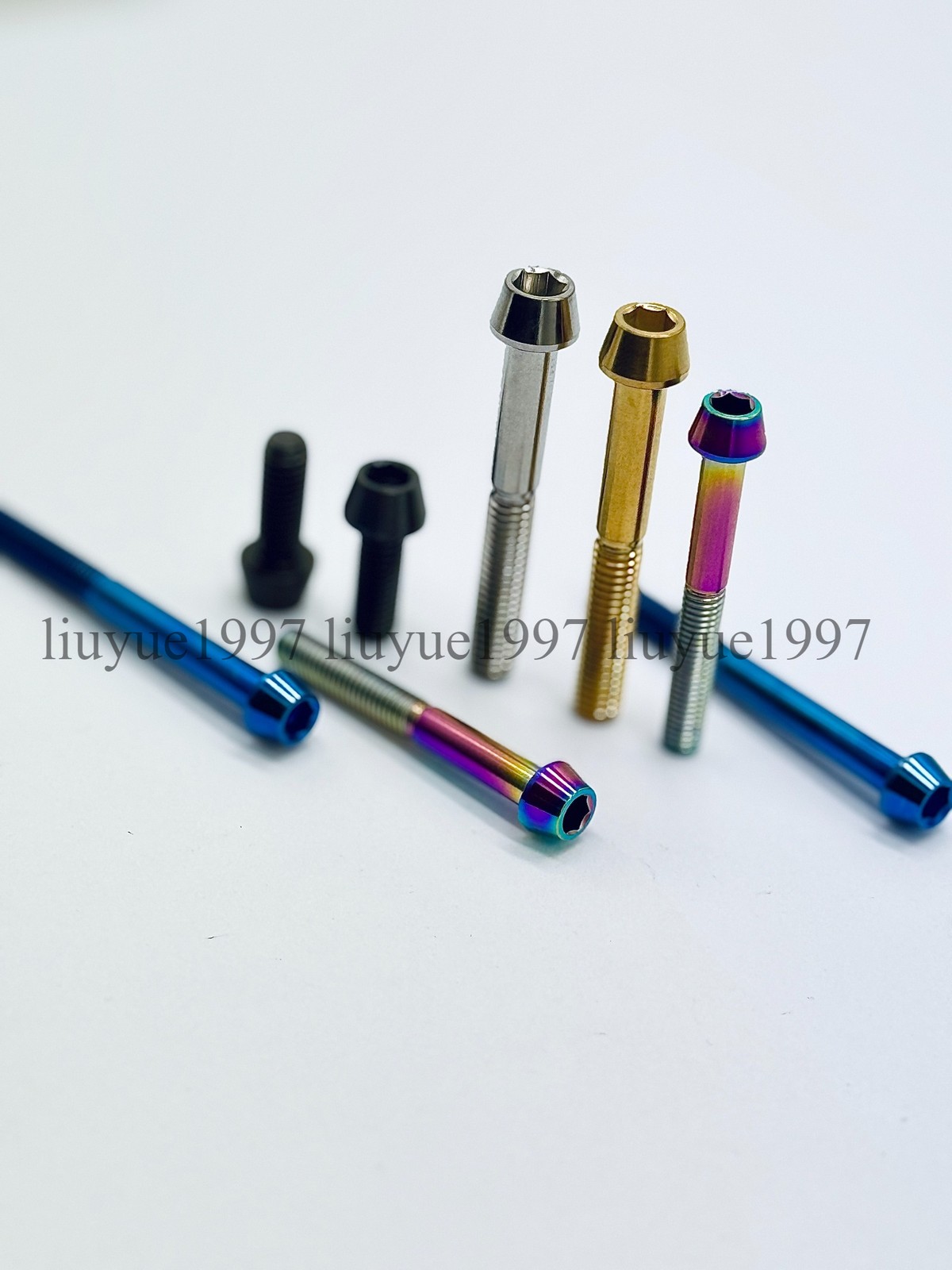M6 Titanium Bolt DIN912 Taper Hex Screw 10 16 18 20 25 30 35 40 45 50 55 60 65mm