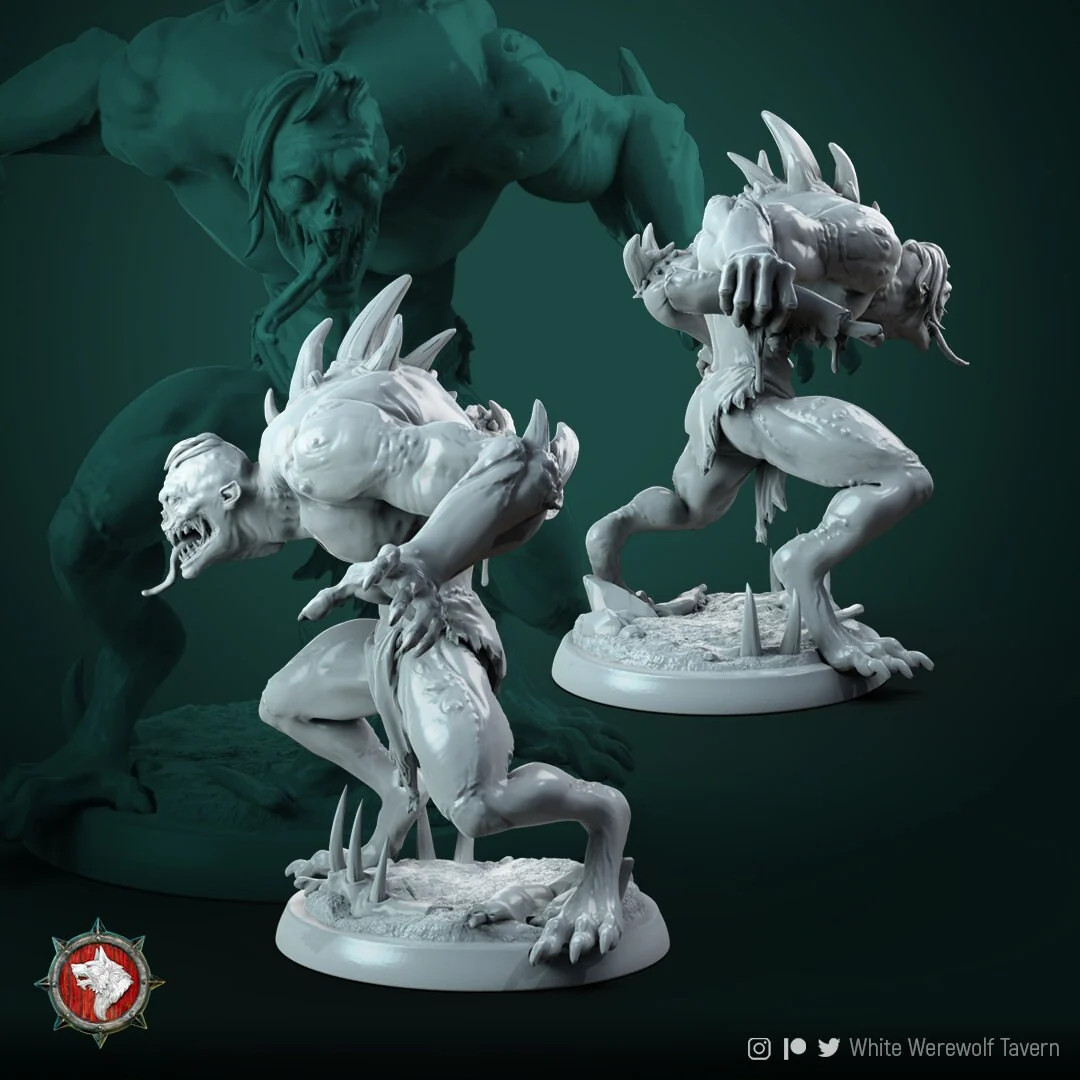 Ghouls - Resin Tabletop Miniature