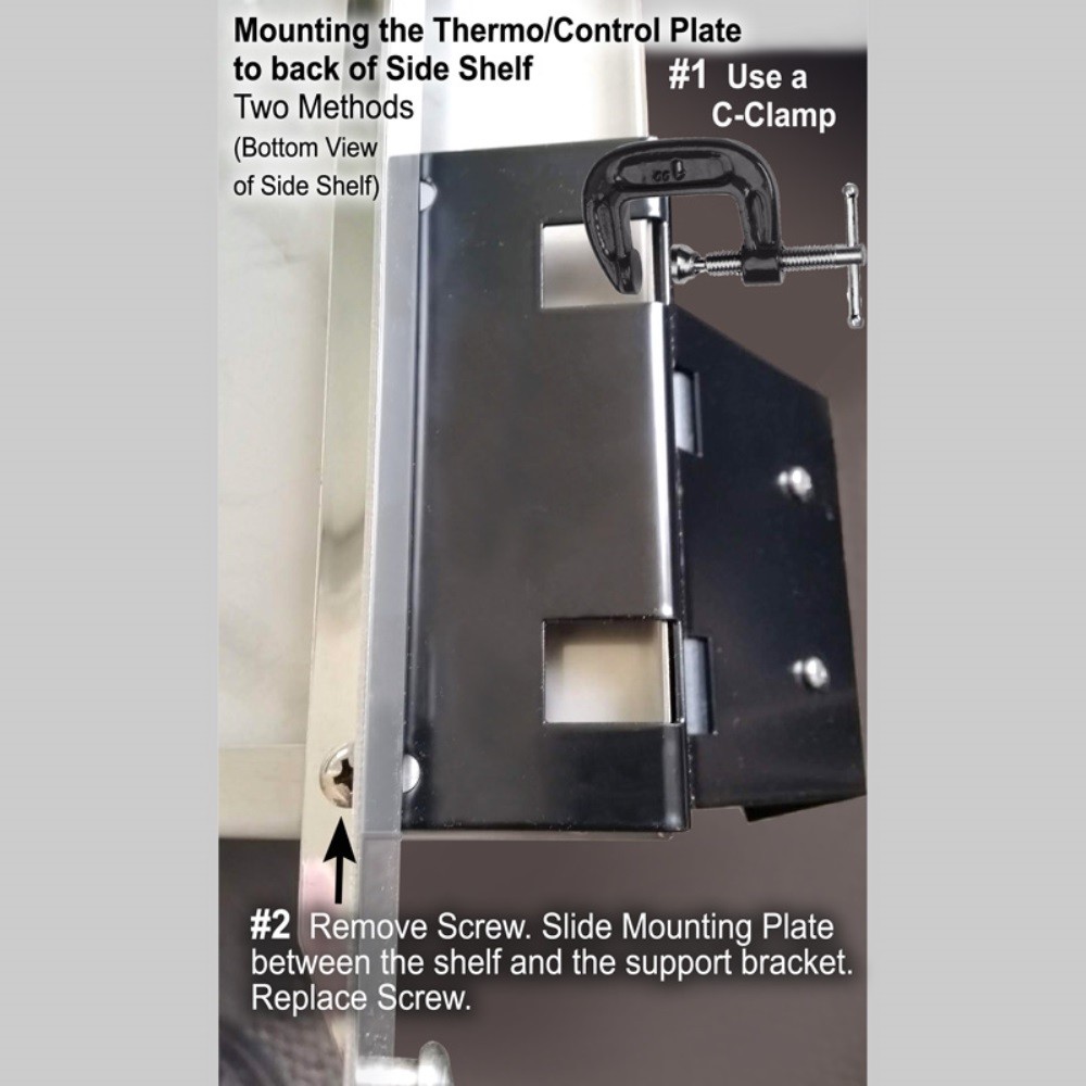New Saffire Grill Mounting Plate For Thermo/Control