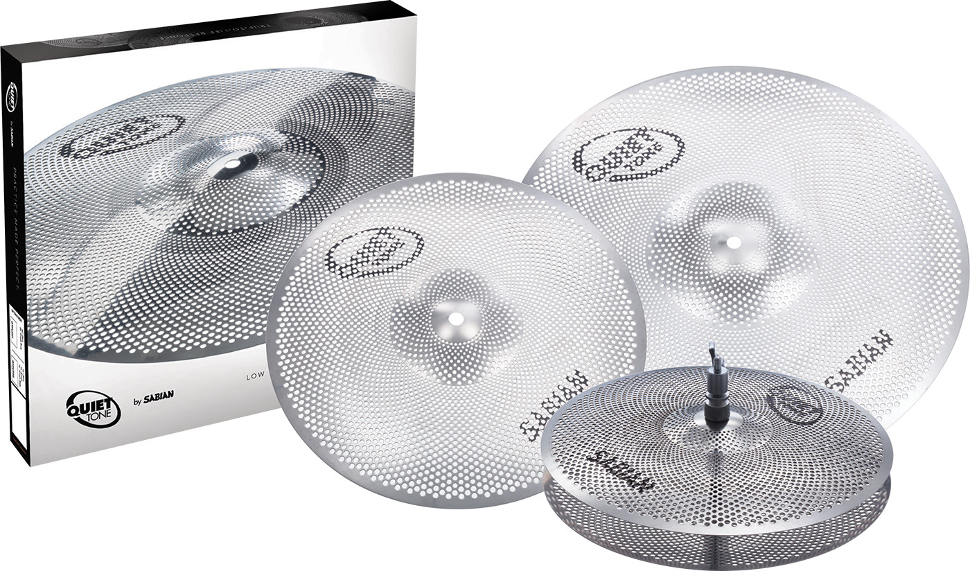 SABIAN Quiet Tone Practice Cymbals Set Qtpc502