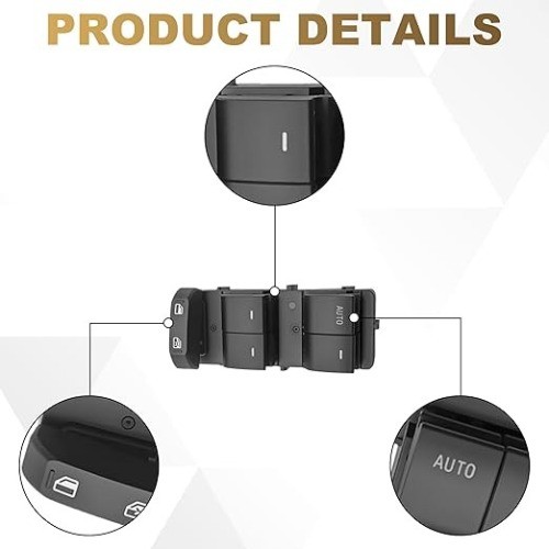 Front Left Driver Side Power Window Switch Compatible with 2008-2012 Escape/F-25