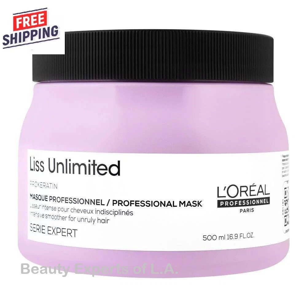 Loreal Serie Expert Liss Unlimited Prokeratin Masque Smoothing Mask 16.9oz