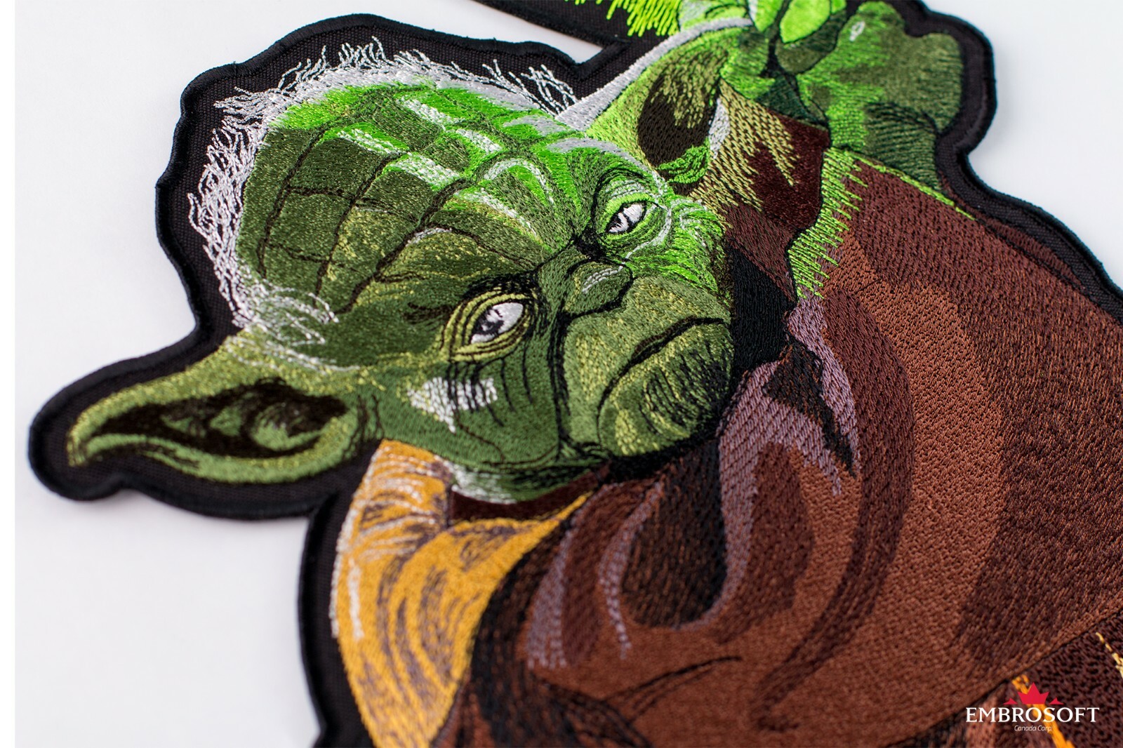 Large Patch Master Yoda with Sword STAR WARS Embroidered for Back Iron On