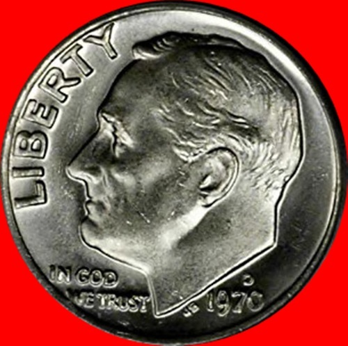 1970 P & D Roosevelt Dimes Choice/Gem Bu From mint sets