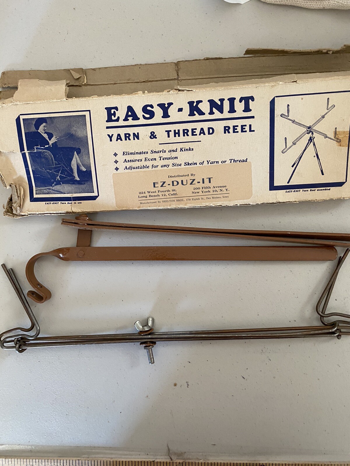 Easy Knit yarn & Thread Reel vintage