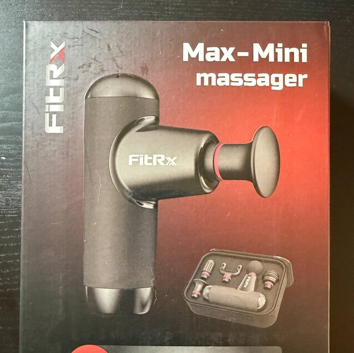 Massager NEW FACTORY SEALED Lightweight Rechargeable 4-Speed 5 Attachments