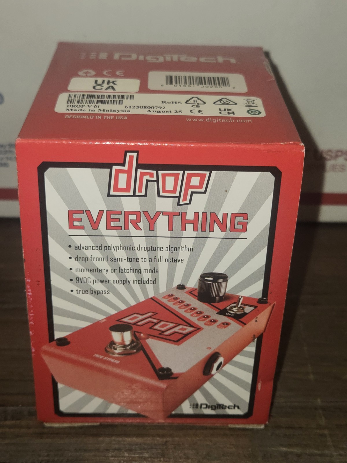 New Sealed! DigiTech Drop Polyphonic Drop Tune PitchShifter Guitar Effects Pedal