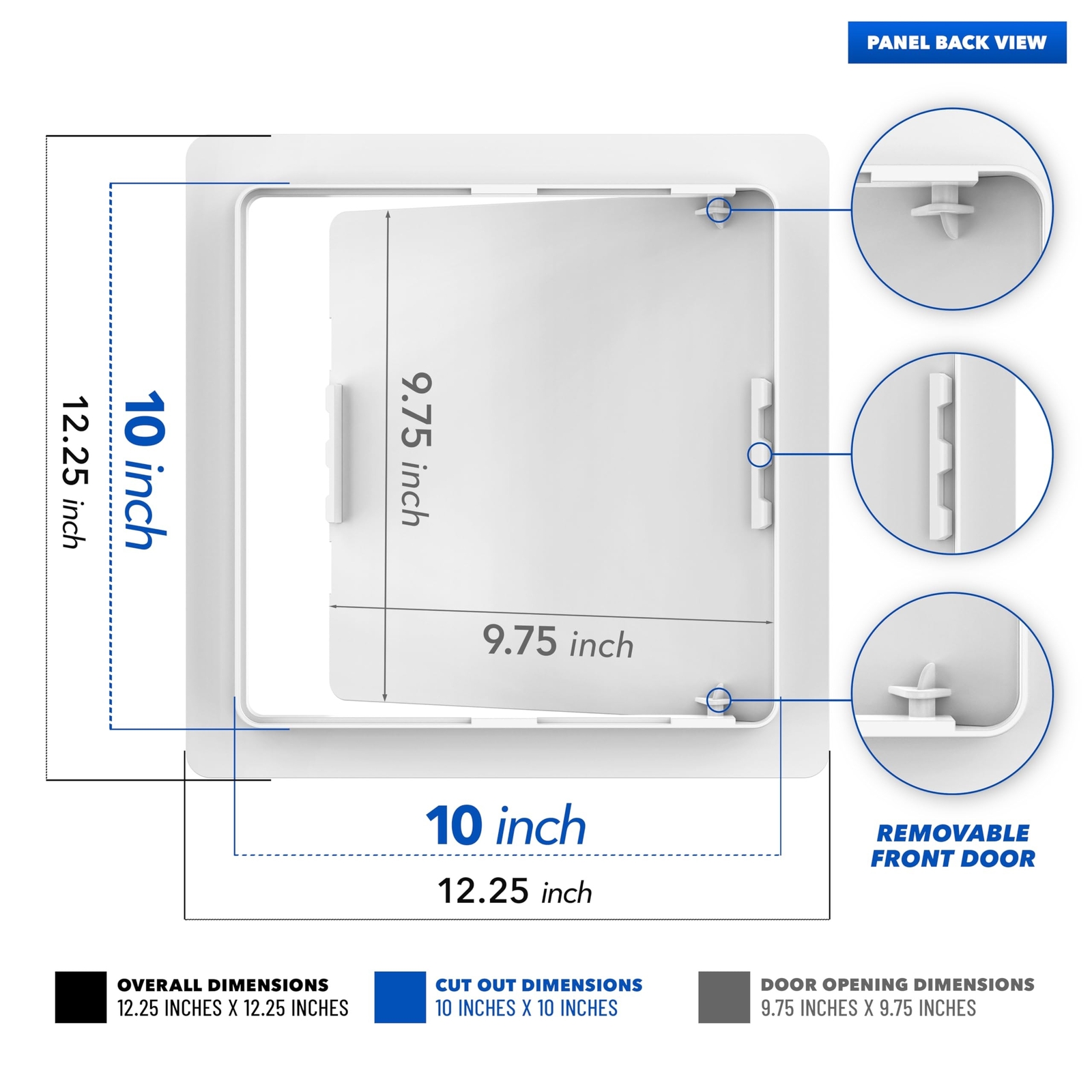 10x10 Access Panel for Drywall Plumbing Access Panel Ceiling Access Panel Dry...