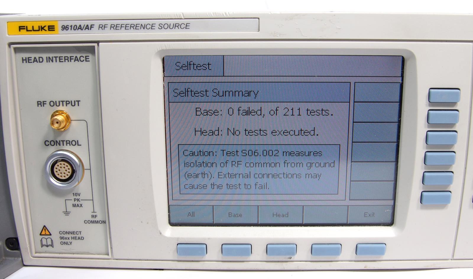 Fluke 9610A/AF RF Reference Source 10Hz to 4GHz