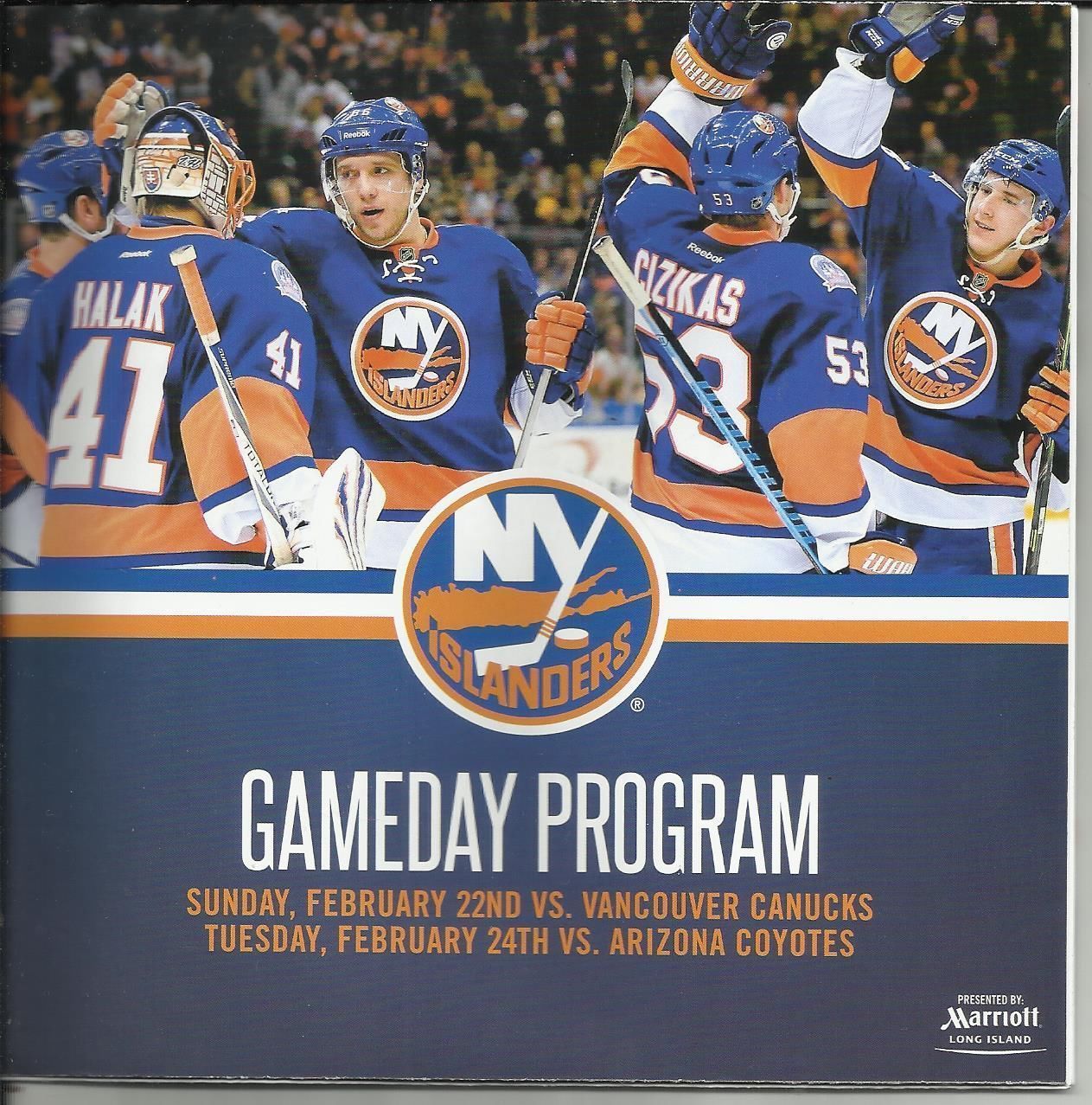 NEW YORK ISLANDERS END OF FEBRUARY 2015 PROGRAM RYAN STROME  POSTER BRAND NEW