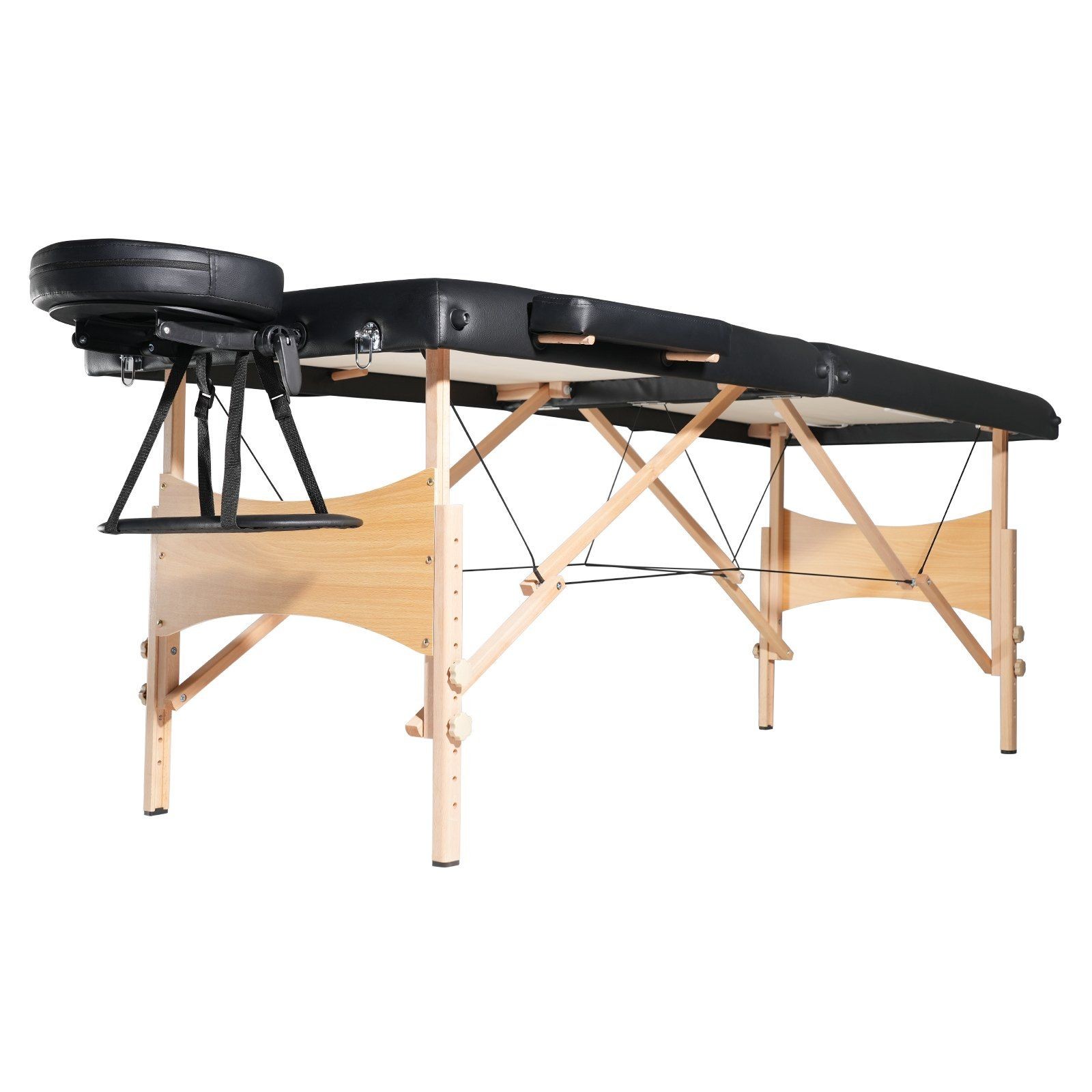 28x36.4in Folded Massage Table 600lb Strength, Portable & Compact Storage