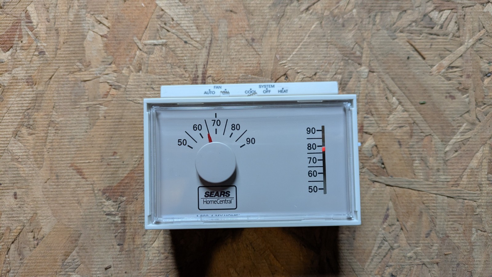 Sears 1F56N-585 Mechanical Thermostat 24V Heat Cool White-Rodgers Emerson OEM