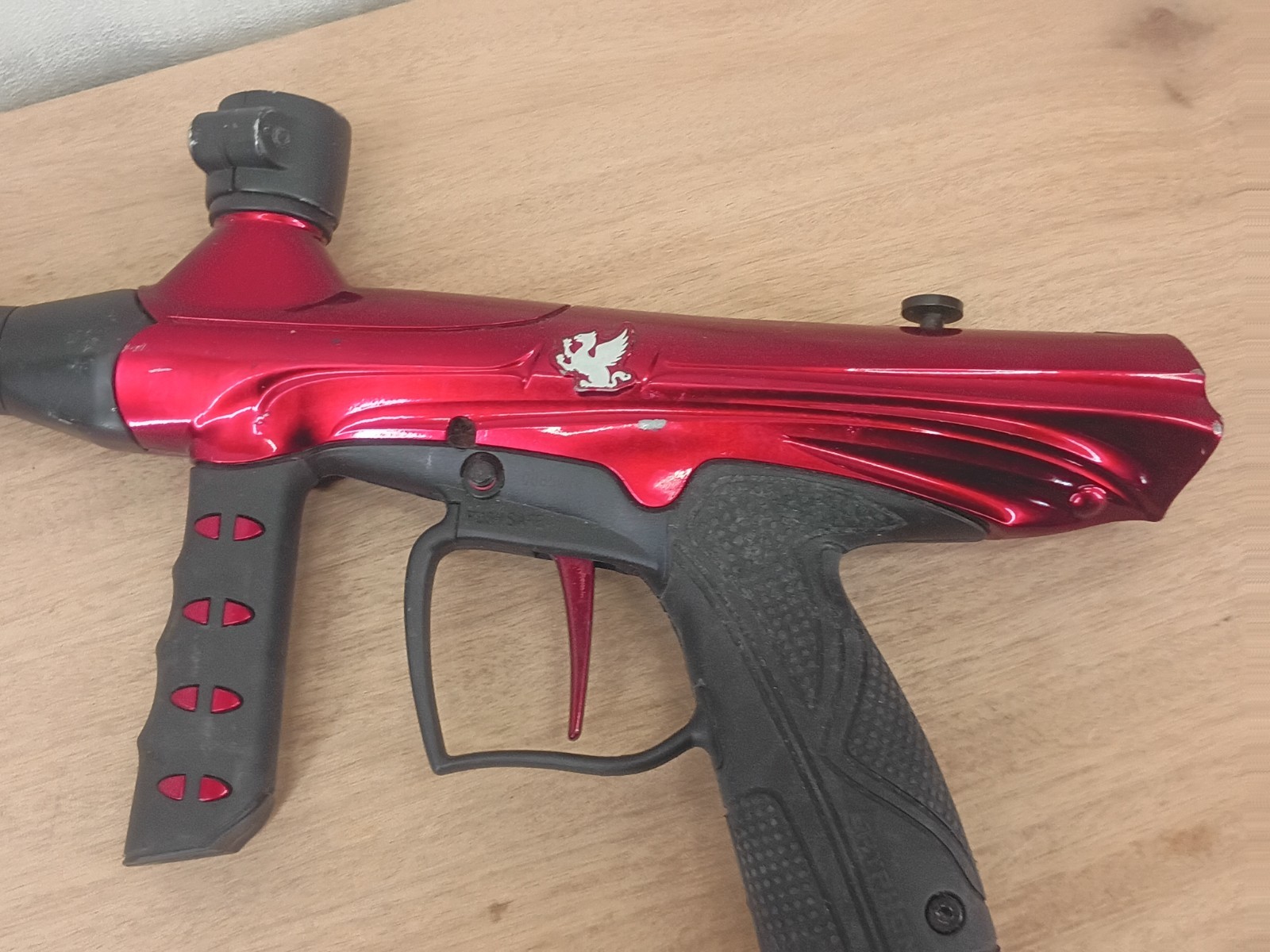 Tippmann Gryphon Paintball Marker Gun - Red/Black - UNTESTED Semi-Auto