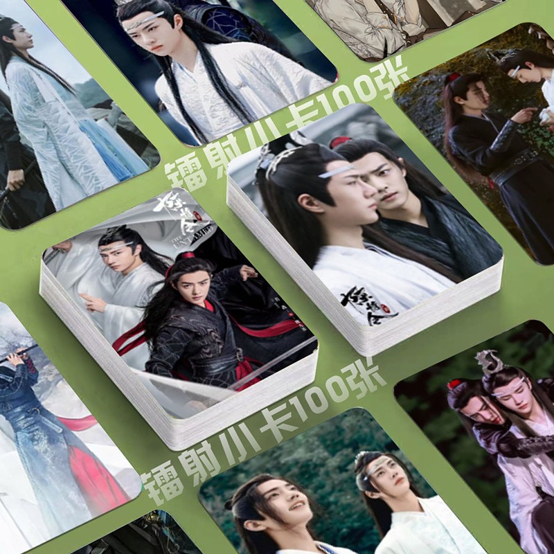 The Untamed Photocard Wei Wuxian Lan Wangji 100pcs Photo Cards