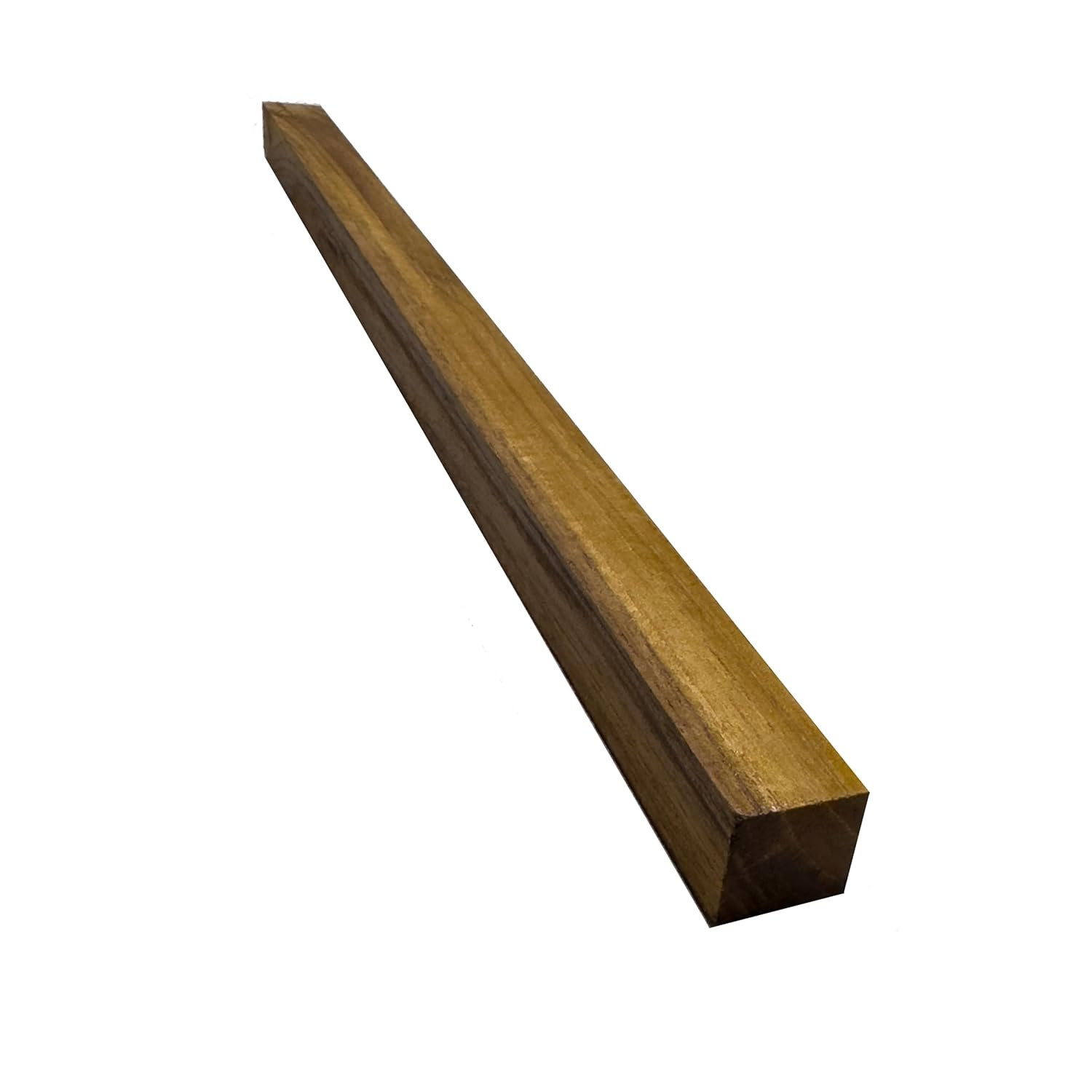 Premium Teak Lumber 8 Pack - 1"x1"x3' Sustainably Sourced from Costa Rica