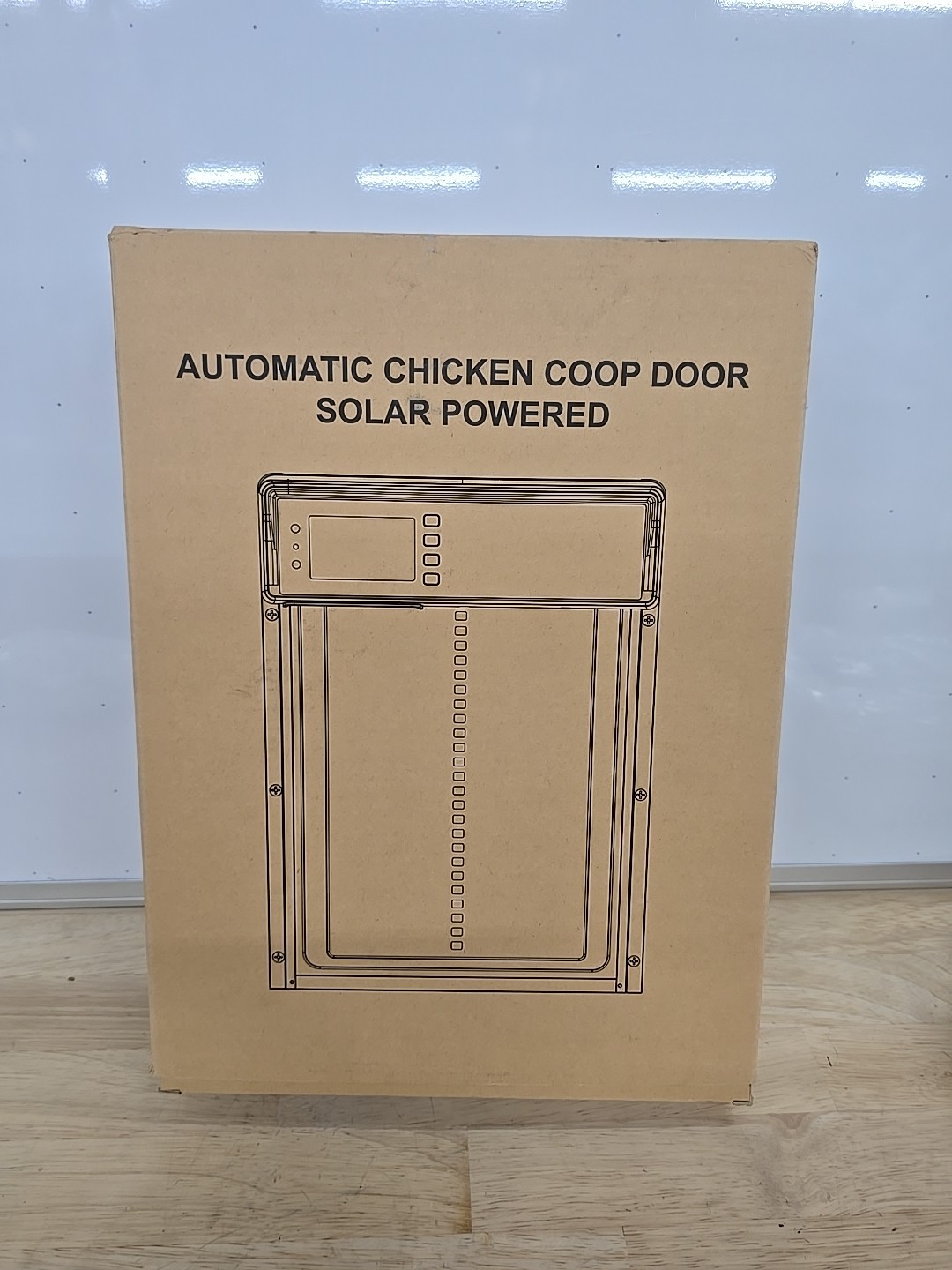 New Nypots Automatic Chicken Coop Door Solar Powered Light Sensor Remote Control