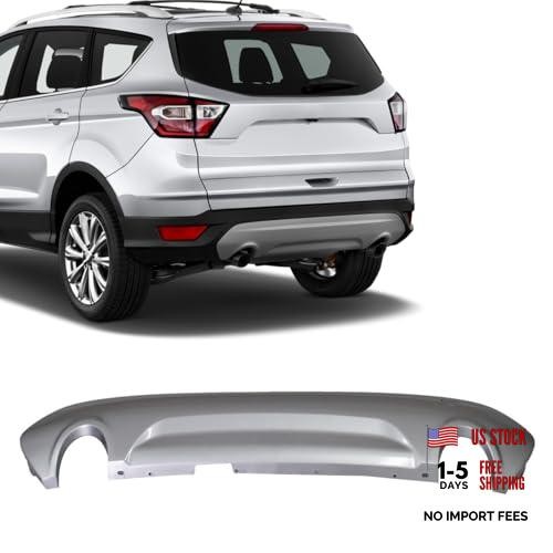 Rear Lower Valance Panel Bumper Cover Silver Replacement for Escape 2013-2017