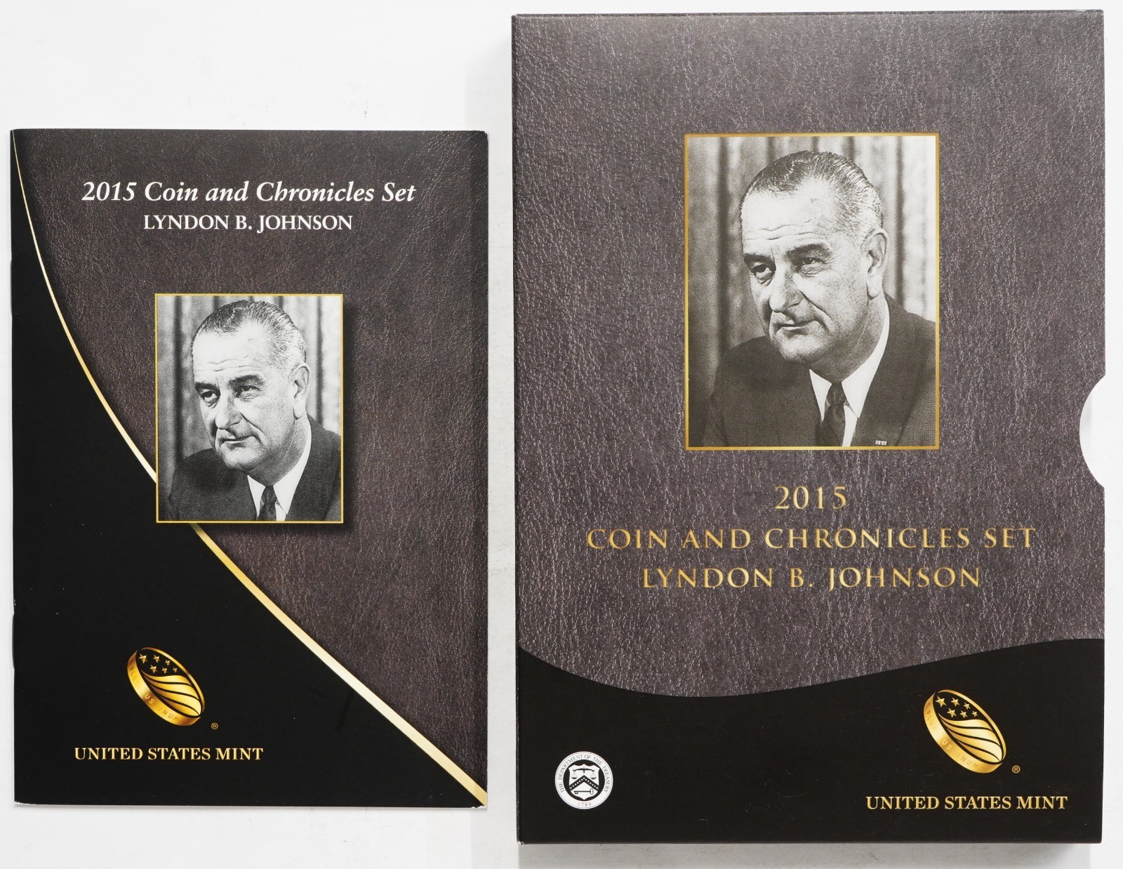 2015 United States Mint Lyndon B. Johnson Coin & Chronicles Set w/ Box & COA
