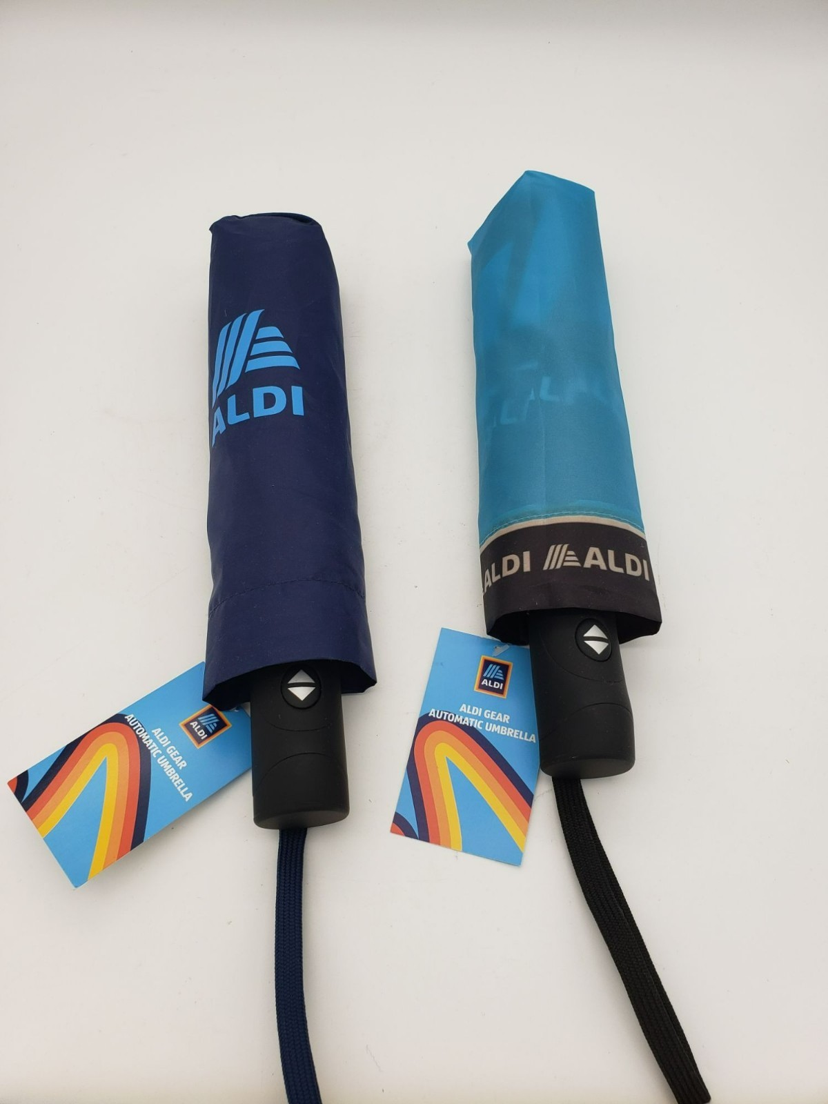 Aldi Gear Automatic Umbrella 2023, Multicolor Stripe, NWT, Merch Drip