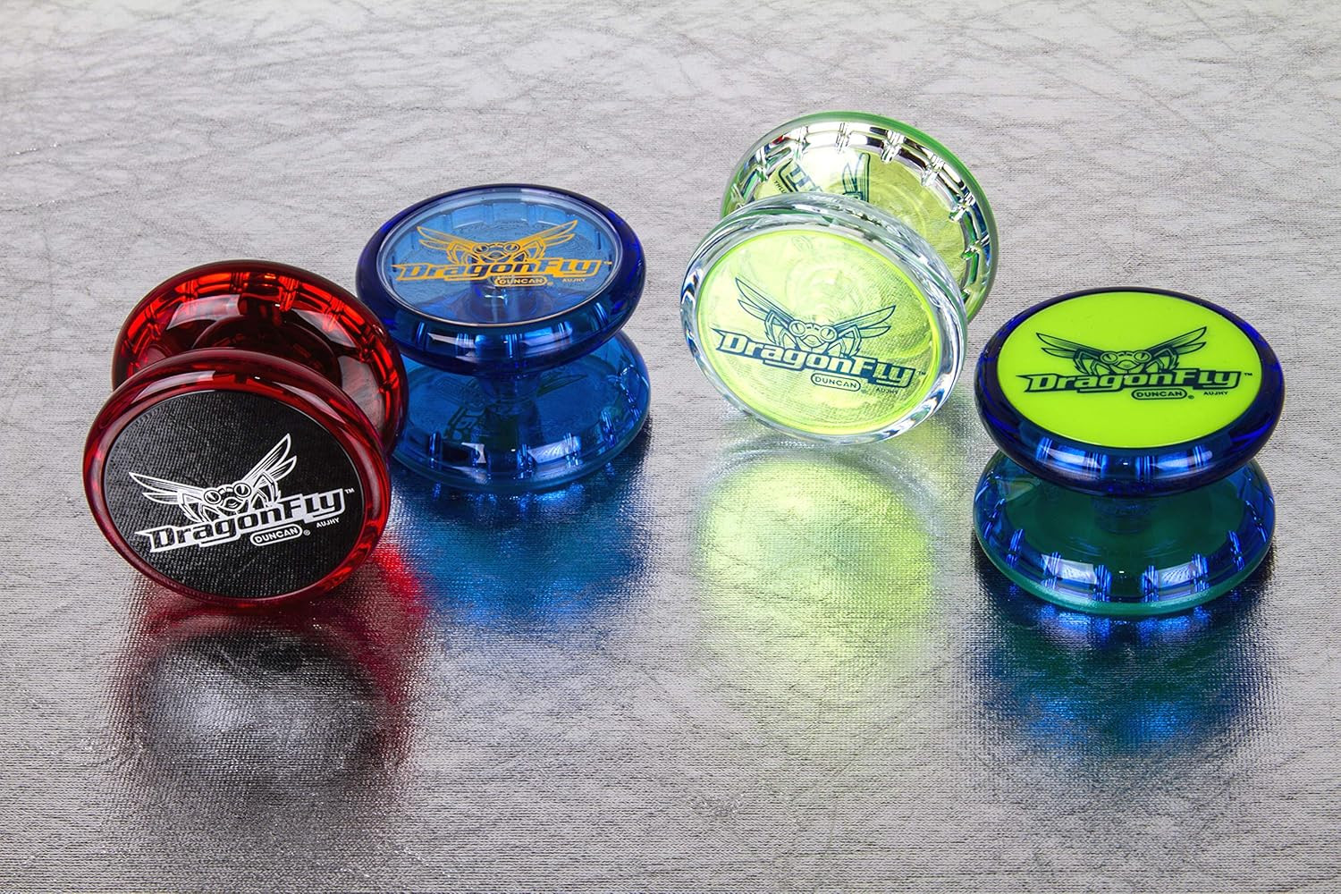 Dragonfly Yo-Yo -Red with Black Cap