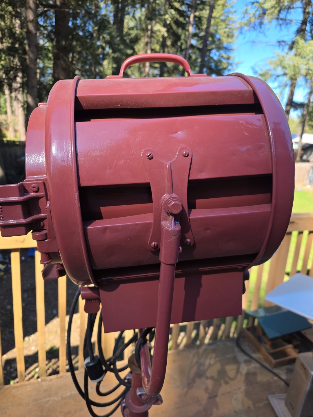 Mole Richardson Type 412 Junior Solar Spot 2000w Works Good Condition