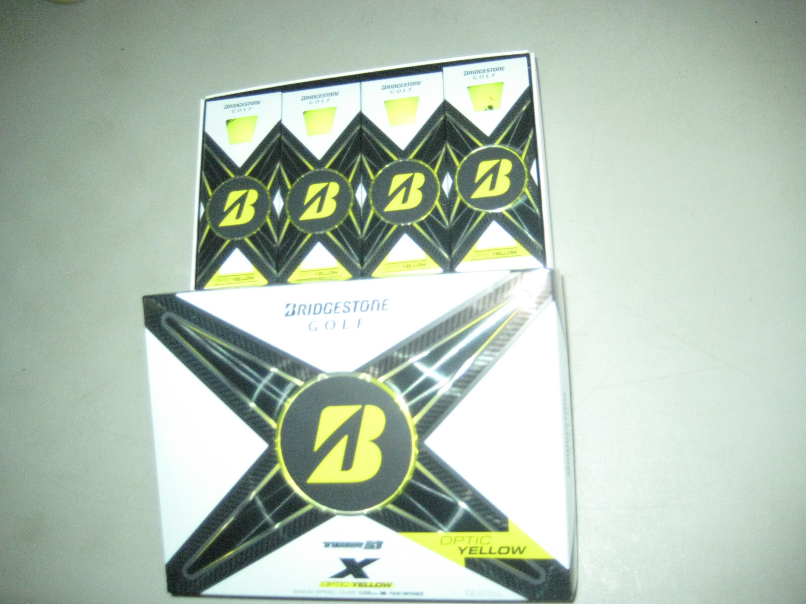 2 dozen BRAND NEW 2024 Bridgestone Tour B X  golf balls Yellow