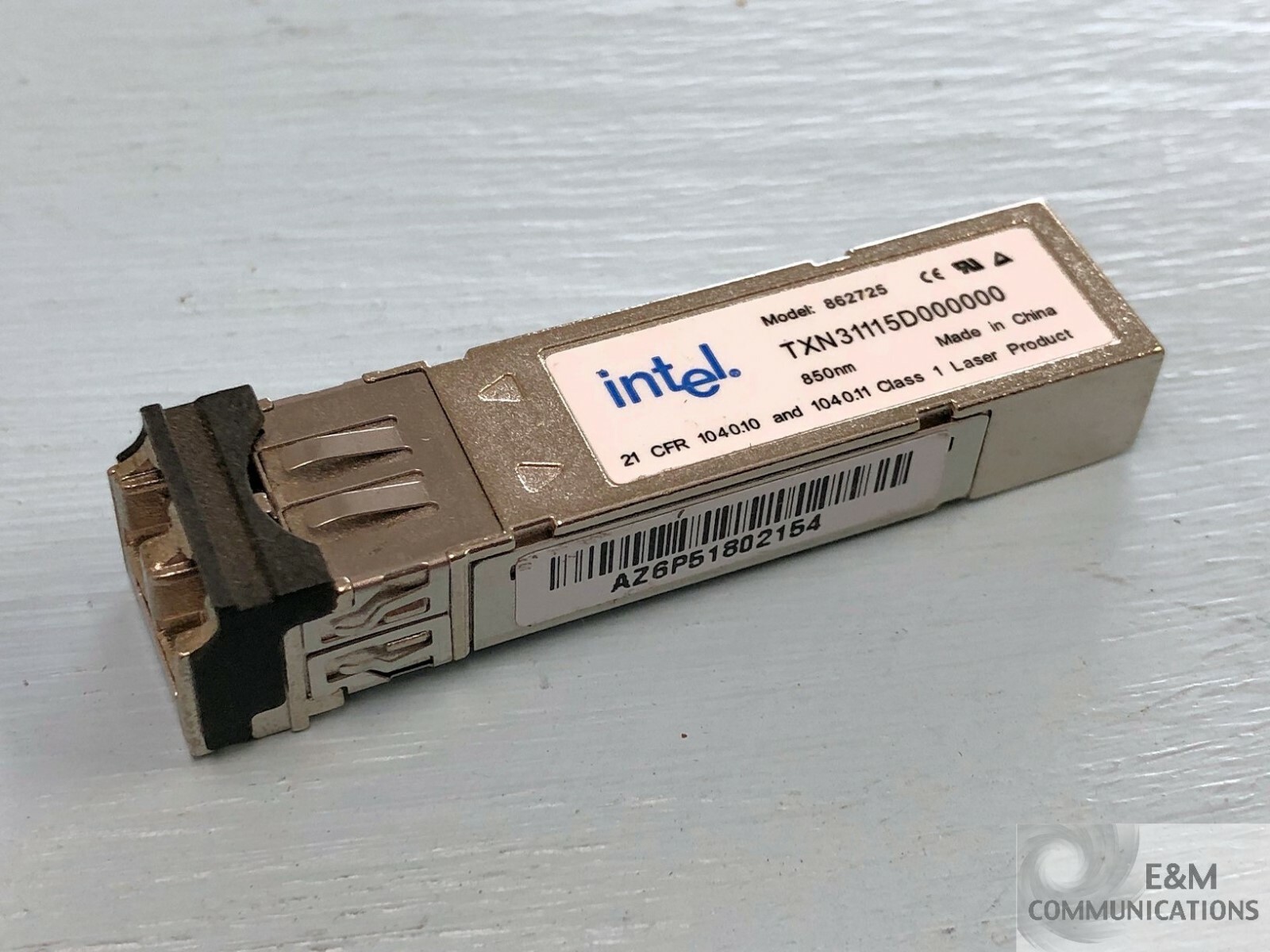 LOT OF 5 TXN31115D000000 BROCADE INTEL 862725 1000BASE-SX 4GB 850nm 550M MMF SFP