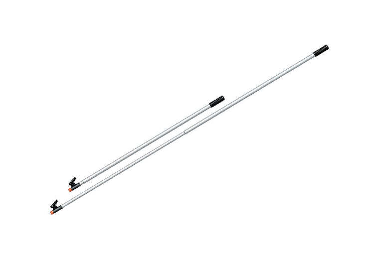 Davis Instruments 2-section Boat Hook, 53 in. to 8 ft. long