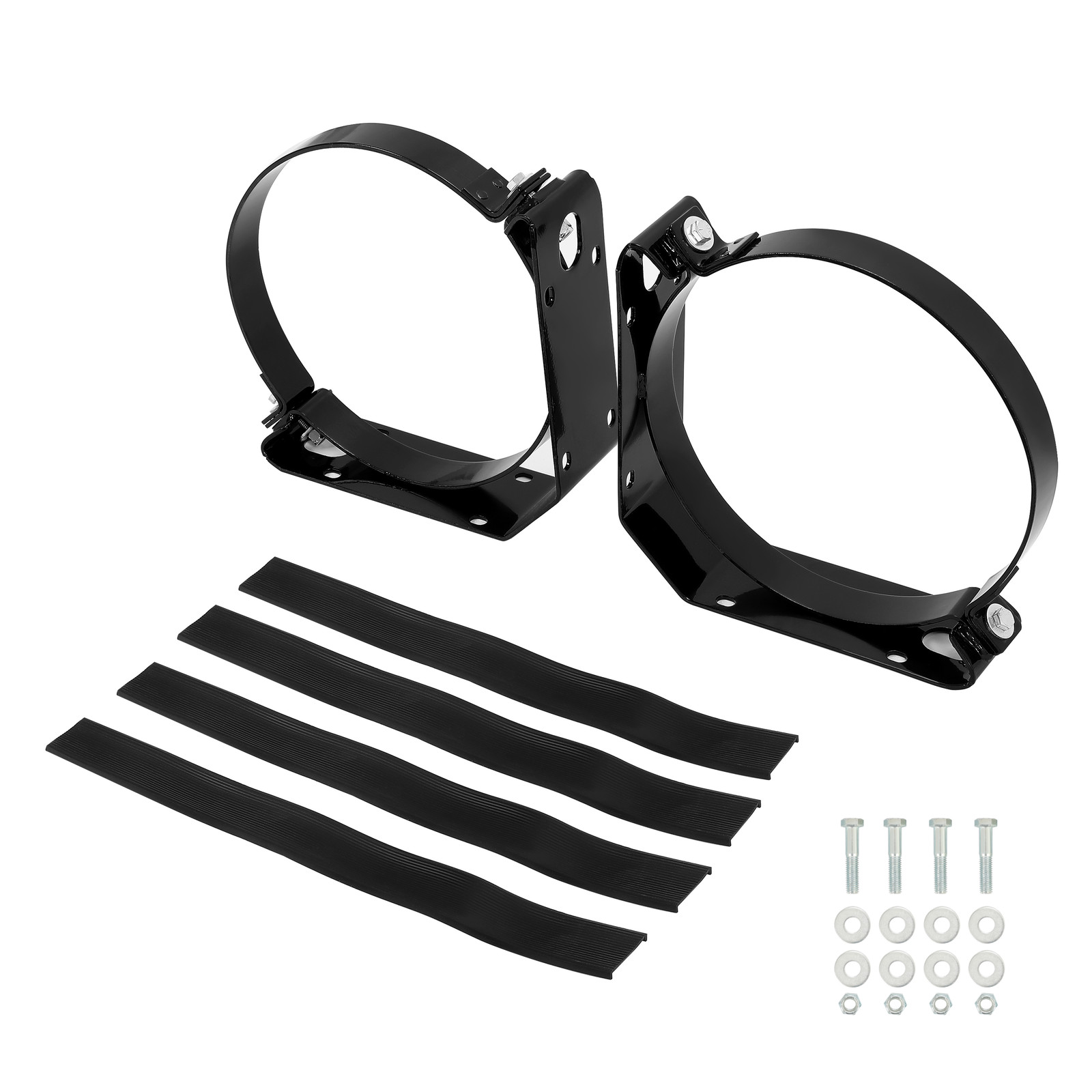 For 100LB Propane Fuel Tank Bracket Straps Heavy Duty Weld Bolt On Lpg Cylinder