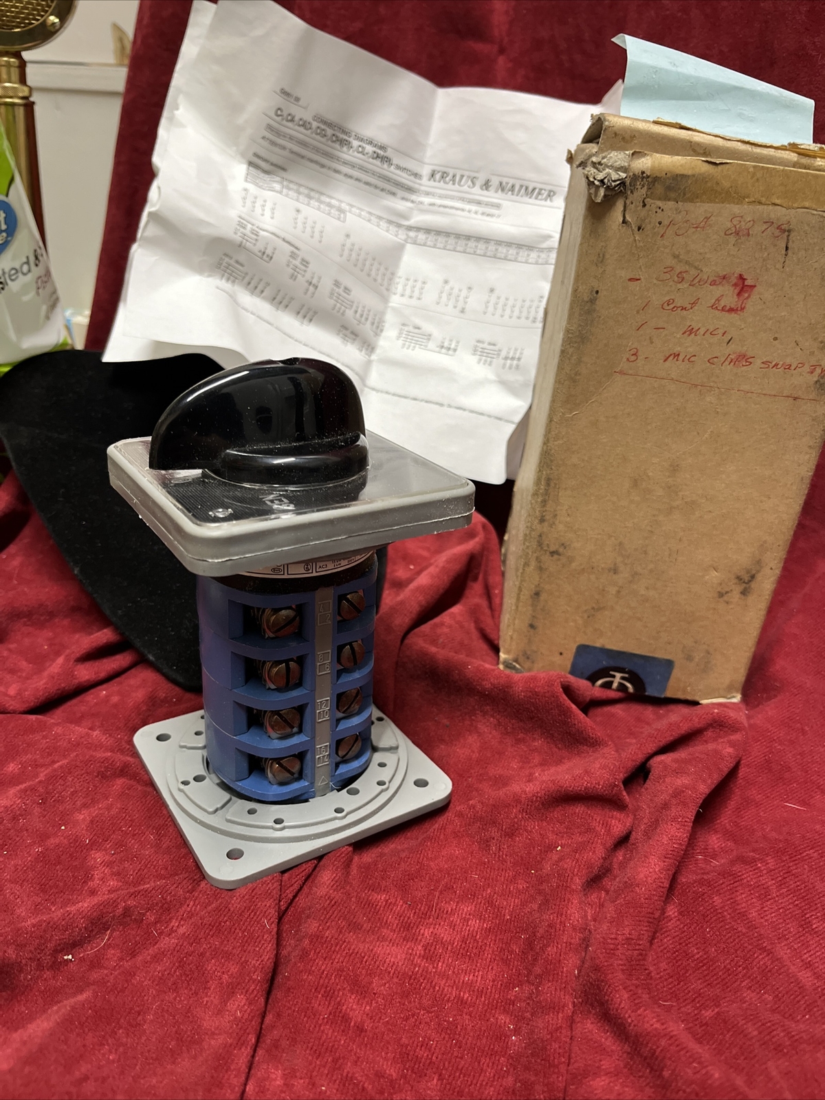 KRAUS & NAIMER C41 A213 Rotary switch, S2B F990 EG S2C T114 K New Open Box A13