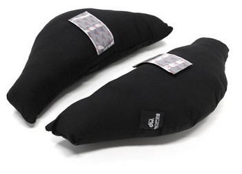 DW Packaged 2pc Bass Drum Pillow Black