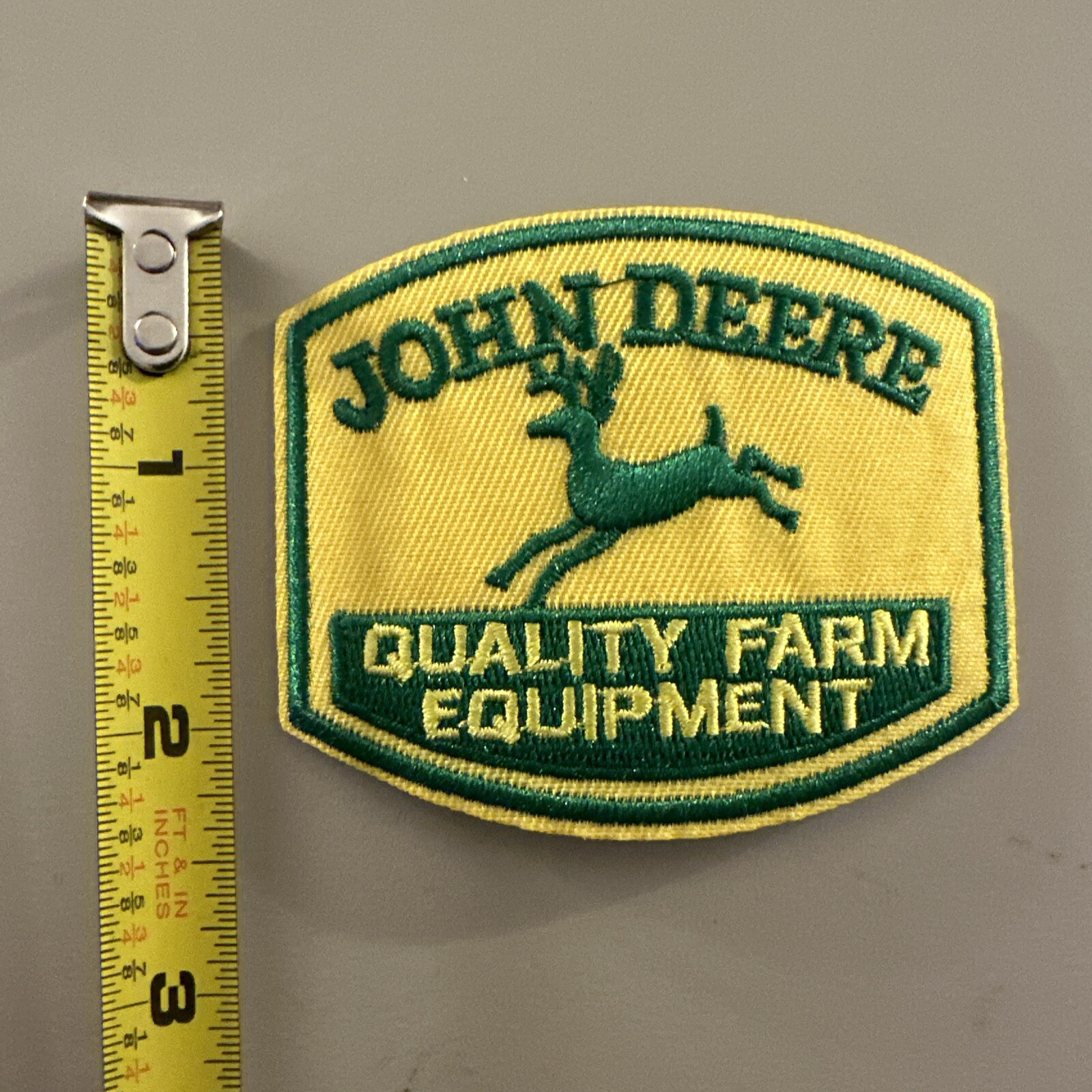 John Deere (Embroidered Iron on patch) Quality Farm Equipment