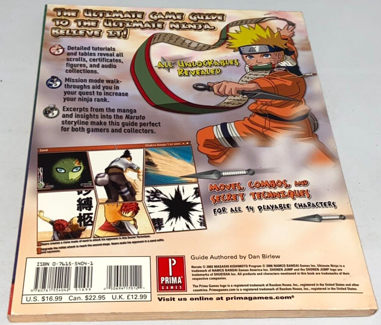 Naruto: Ultimate Ninja Prima Official Game Guide Paperback 2006